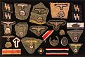 A selection of cutoffs and uniform-removed insignia